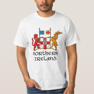 T-shirt L'IRLANDE DU NORD - drapeau/manteau des