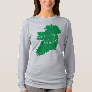 T-shirt L'Irlande Est Dans Mon Coeur