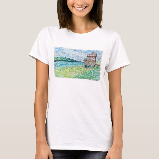 T-shirt Lis dans le lac (Devant)