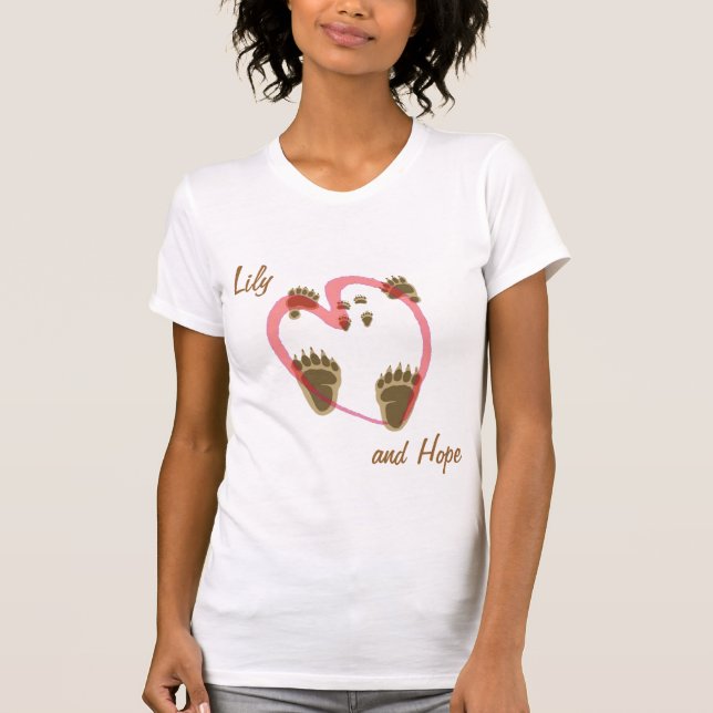 T-shirt Lis et espoir d'amour (Devant)