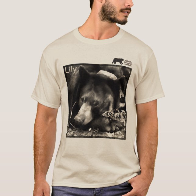 T-shirt Lis, un ours noble (Devant)