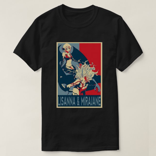 T-shirt Lisanna et mirajane (Design devant)