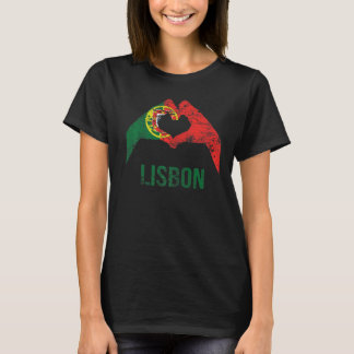 T-shirt Lisbonne Portugais Ville Amour Vintage Portugal Dr