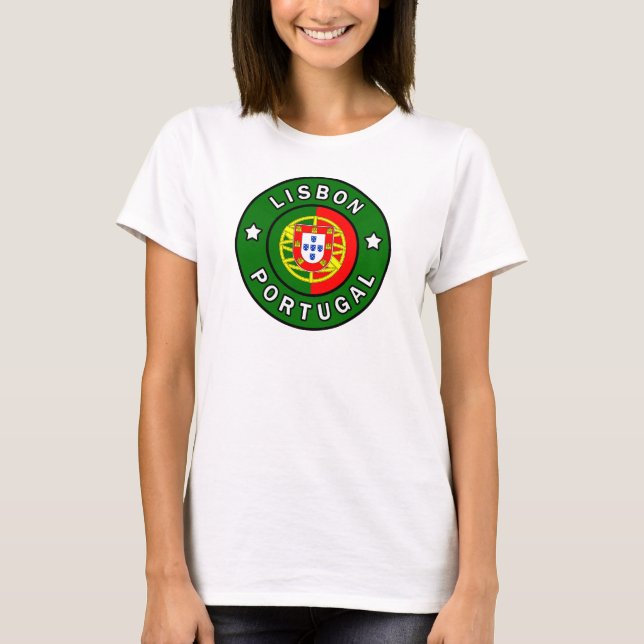 T-shirt Lisbonne Portugal (Devant)