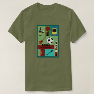 T-shirt Lisbonne Portugal Art Vintage voyage