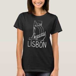 T-shirt Lisbonne Ville Portugal souvenir pour hommes femme