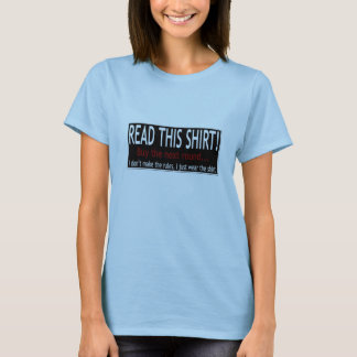 T-shirt Lisez cette chemise !