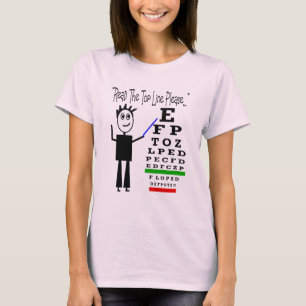 T-shirt "Lisez la ligne supérieure svp"--Conception de