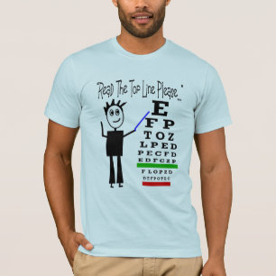 T-shirt "Lisez la ligne supérieure svp"--Conception de