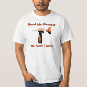T-shirt Lisez mon plongeur, aucuns nouveaux impôts