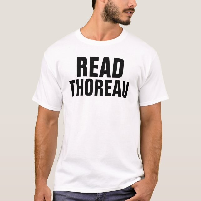 T-shirt Lisez Thoreau (Devant)