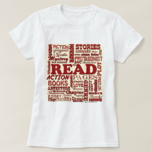 T-shirt Lisez tous à son sujet rouge !