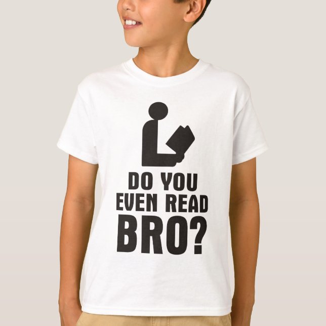 T-shirt Lisez-Vous Même Bro ? (Devant)