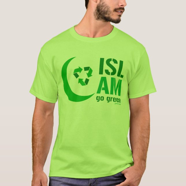 T-shirt L'Islam - devenez écolo (Devant)