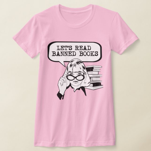T-shirt Lisons Retro Livres Interdits (Poser)