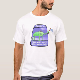 T-shirt Lisp : Fait avec la technologie étrangère secrète