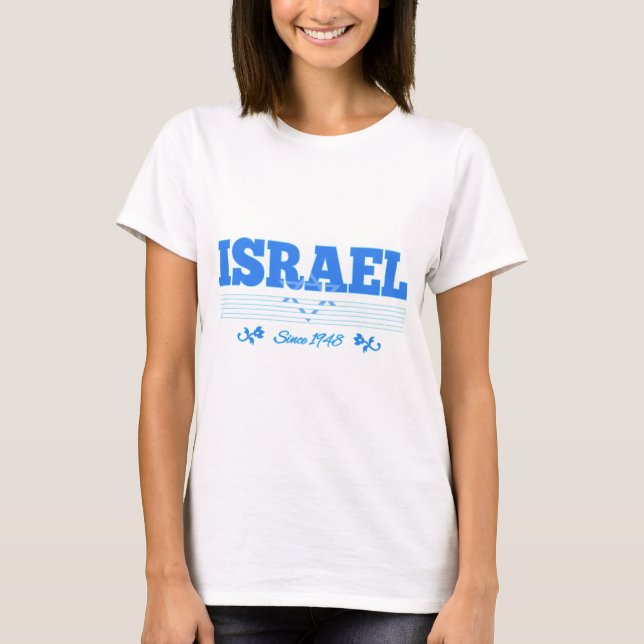 T-shirt L'ISRAËL depuis 1948 colorized (Devant)