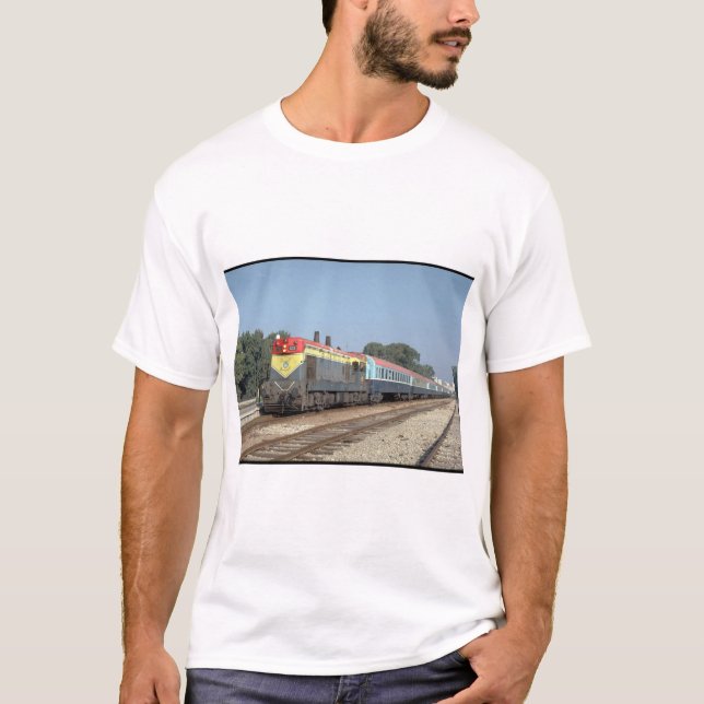 T-shirt L'Israël, relais EMD G12 avec des train_Trains du (Devant)