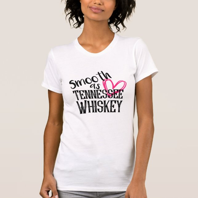 T-shirt Lissez comme whiskey du Tennessee (Devant)