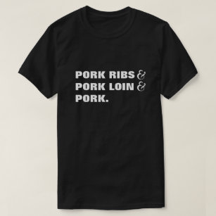 T-shirt Liste de contrôle de la viande barbecue de la conc