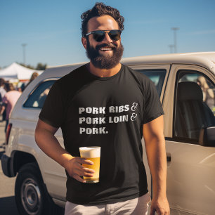 T-shirt Liste de contrôle de viande BBQ de compétition et