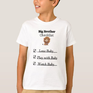 T-shirt Liste de contrôle du lion Big Brother