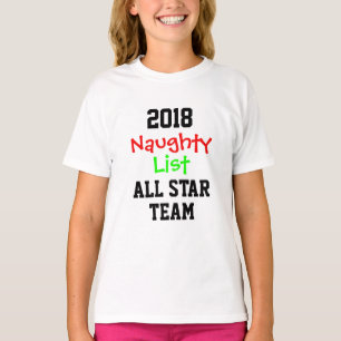 T-shirt Liste de nouveautés de l'équipe d'étoiles