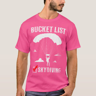 T-shirt Liste de regroupements Skydiving