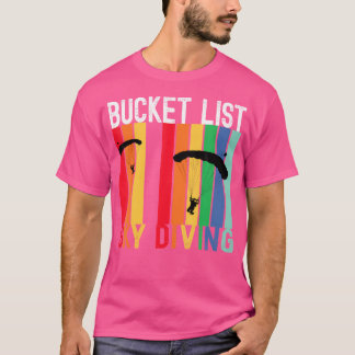 T-shirt Liste de regroupements Skydiving Funny