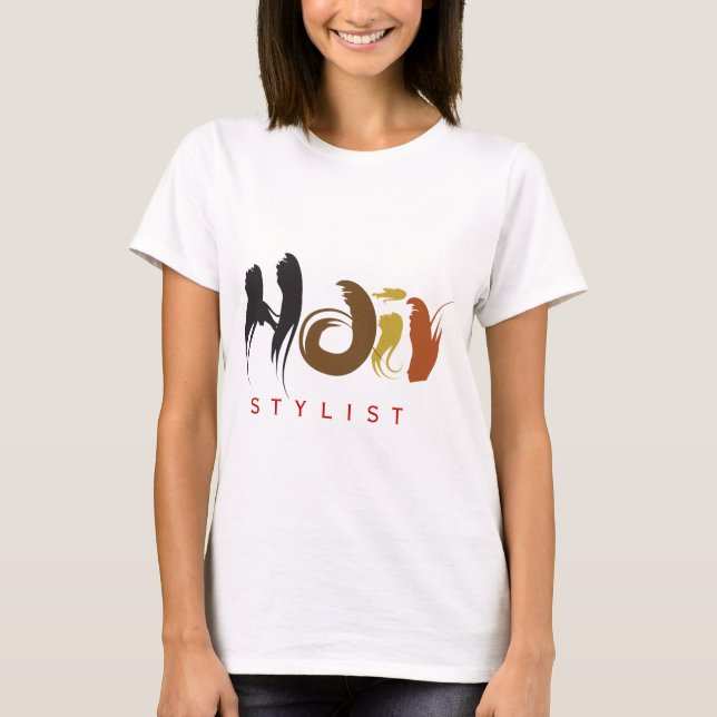 T-shirt Liste des cheveux (Devant)