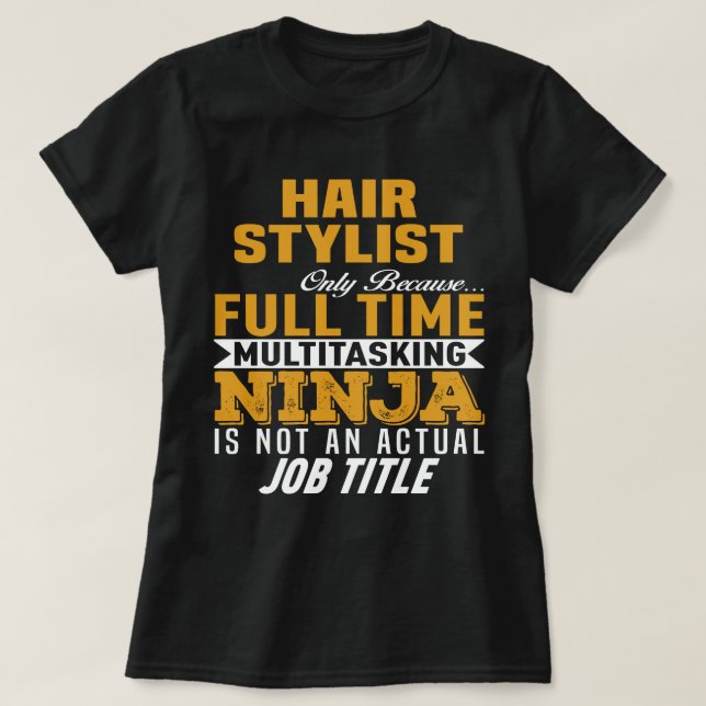 T-shirt Liste des cheveux (Design devant)