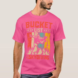 T-shirt Liste des compartiments de parachute de la base de