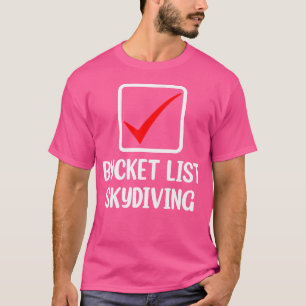 T-shirt Liste des regroupements Skydiving Paragliver Skydi