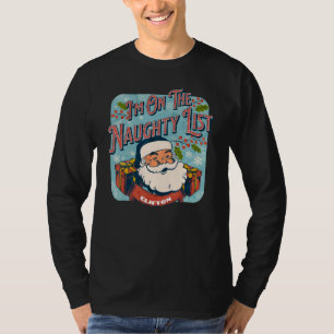 T-shirt Liste des vilains Noël Clifton Santa Noël vacanc