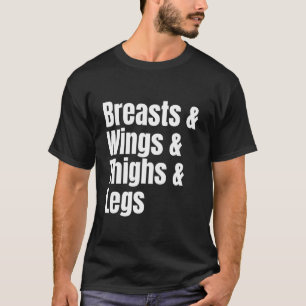 T-shirt Liste d'ingrédients de poulet frit de style sudist