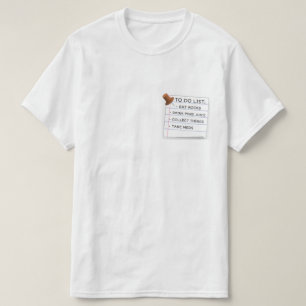 T-SHIRT LISTE GOBLINCORE TO DO SHIRT