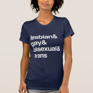 T-SHIRT LISTE LGBT