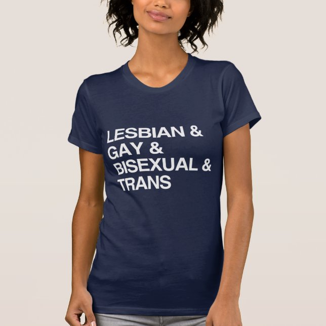 T-SHIRT LISTE LGBT (Devant)