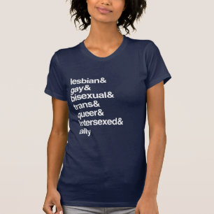 T-SHIRT LISTE LGBTQI