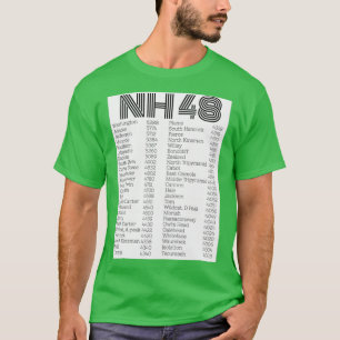 T-shirt Liste NH 48 4000 pieds