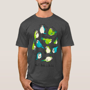 T-shirt Liste Quaker Parrot Daily To Do