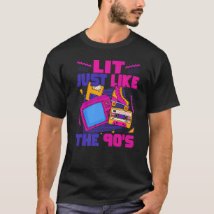 T-shirt Lit Comme Les années 90 90 Nostalgie esthétique 19