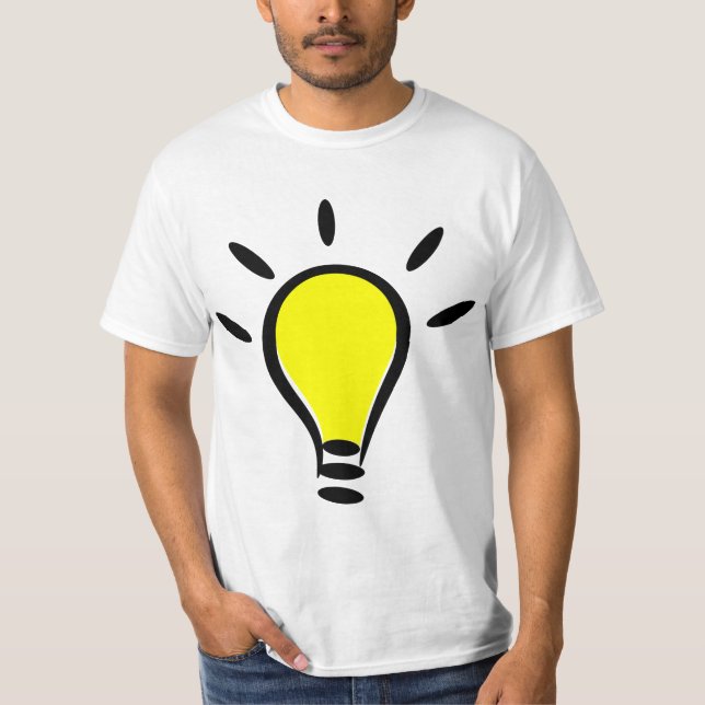 T-shirt Lit d'ampoule (Devant)