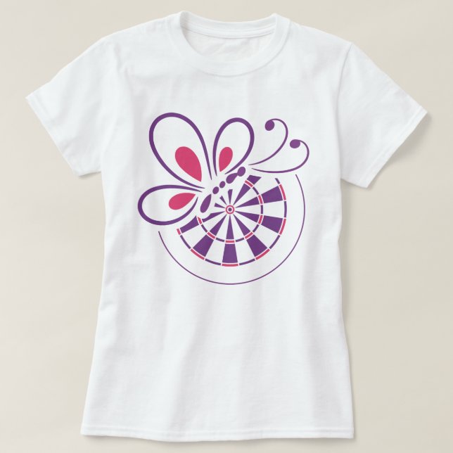 T-shirt Lit et papillon (Design devant)