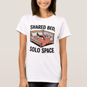 T-shirt Lit Partagé, Espace Solo Citation Drôle sur le S