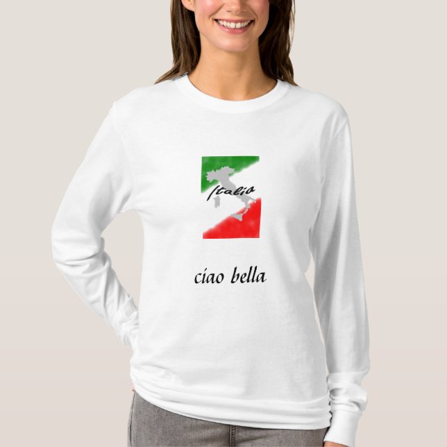 T-shirt l'Italie, bella de ciao (Devant)