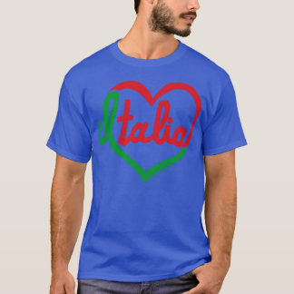 T-shirt L'Italie dans mon coeur