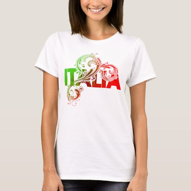 T-shirt L'ITALIE - l'Italie (Devant)