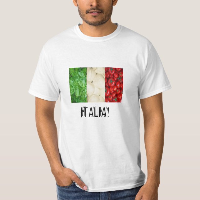 T-shirt L'Italie ! Série de coupe du monde par RebelFly (Devant)