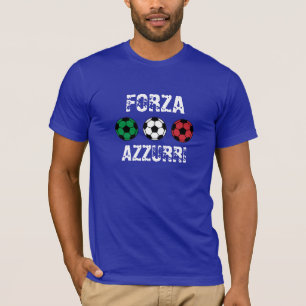 T-shirt L'Italie - tricolore - calcio - Forza Azzurri
